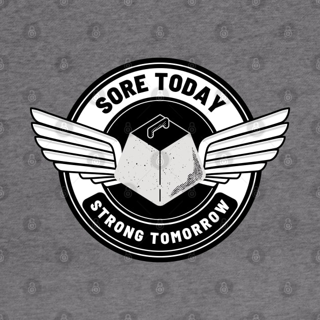 Strong tomorrow.Stylish logo by ZM1